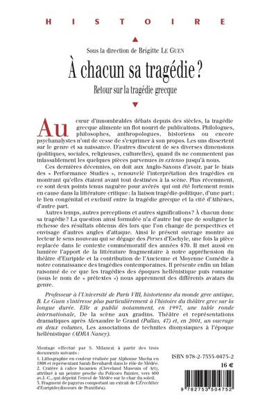 A chacun sa tragédie ?