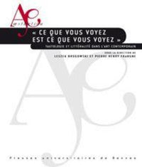 Ce que vous voyez est ce que vous voyez