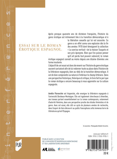 Essai sur le roman érotique espagnol