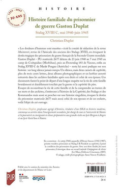 Histoire familiale du prisonnier de guerre Gaston Duplat