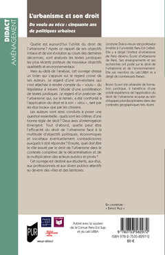 L'urbanisme et son droit