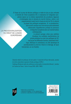 La procéduralisation du droit de l'Union européenne