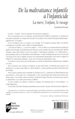 De la maltraitance infantile à l'infanticide: La mère, l'enfant, le ravage