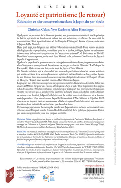 Loyauté et patriotisme (le retour)