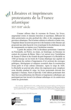Libraires et imprimeurs protestants de la France atlantique