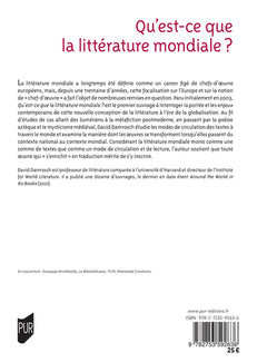 Qu'est-ce que la littérature mondiale ?