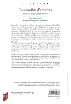 Les conflits d'archives