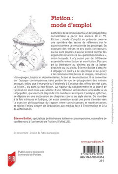 Fiction : mode d'emploi