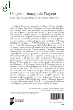 Usages et images de l'argent dans l'Ouest atlantique aux Temps modernes