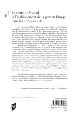 Le traité de Nystad et l'établissement de la paix en Europe dans les années 1720