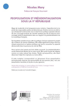 Peopolisation et présidentialisation sous la Ve République