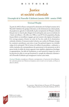 Justice et société coloniale