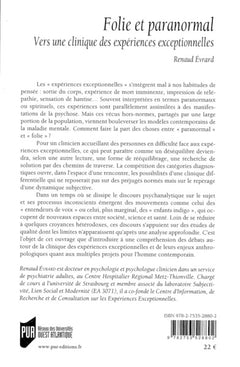 Folie et paranormal: Vers une clinique des expériences exceptionnelles