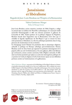 Jansénisme et libéralisme