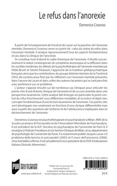 Le refus dans l'anorexie