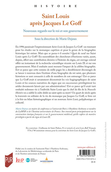 Saint Louis après Jacques Le Goff