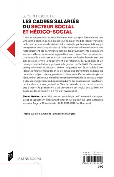 Les cadres salariés du secteur social et médico-social