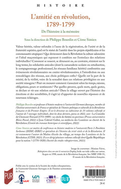 L'amitié en Révolution, 1789-1799