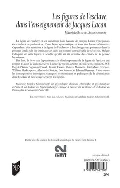 Les figures de l'esclave dans l'enseignement de Jacques Lacan