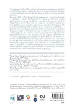 Des lignes et des paysages