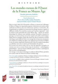 Les mondes ruraux de l'Ouest de la France au Moyen Âge