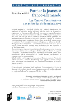 Former la jeunesse franco-allemande