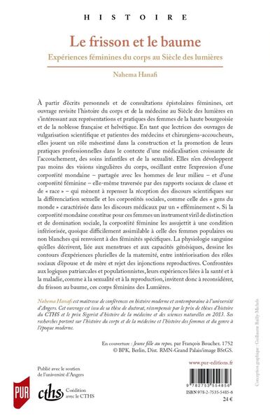 Le frisson et le baume