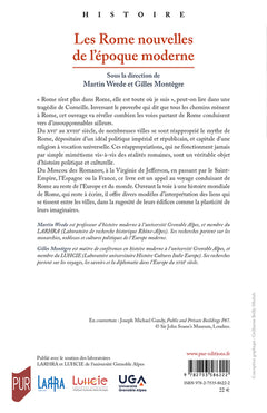 Les Rome nouvelles de l'époque moderne