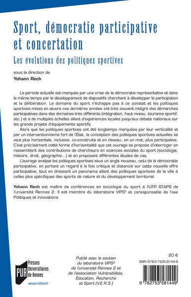 Sport, démocratie participative et concertation