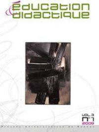 Education et Didactique, vol 3, n 1