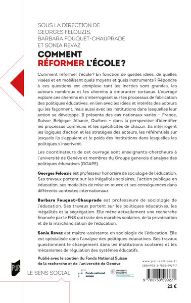 Comment réformer l'école ?