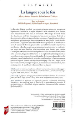 La langue sous le feu