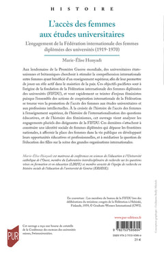 L'accès des femmes aux études universitaires