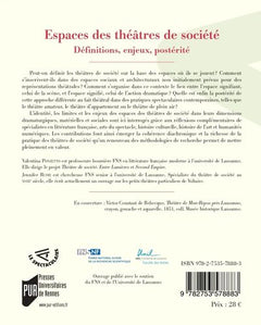 Espaces des théâtres de société