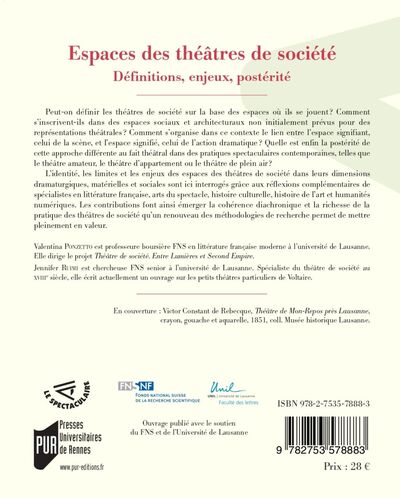 Espaces des théâtres de société