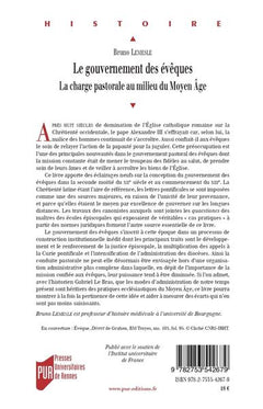 Le gouvernement des évêques