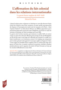 L'affirmation du fait colonial dans les relations internationales
