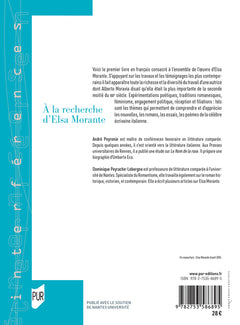 À la recherche d'Elsa Morante