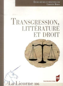 Transgression littérature et droit