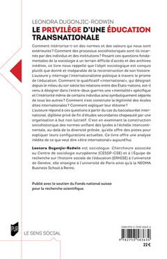 Le privilège d'une éducation transnationale