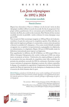 Les Jeux olympiques de 1892 à 2024
