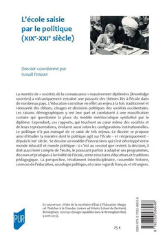 L'école saisie par le politique