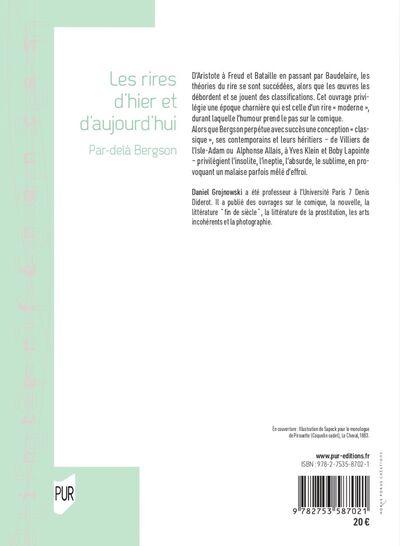 Les rires d'hier et d'aujourd'hui