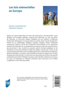 Les lois mémorielles en Europe