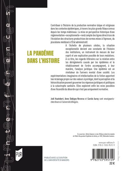 La pandémie dans l'histoire