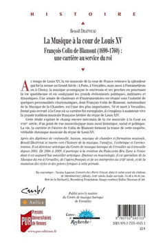 La musique à la cour de Louis XV