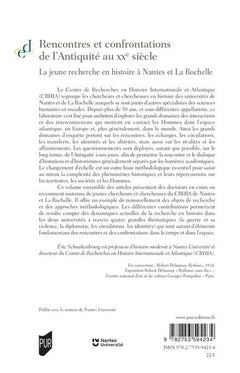 Rencontres et confrontations de l'Antiquité au XXème siècle