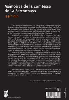 Mémoires de la comtesse de La Ferronnays