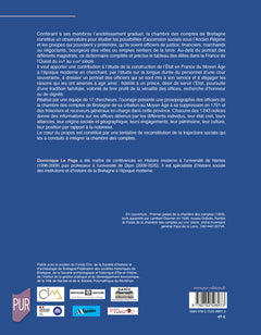 Dictionnaire des magistrats des comptes de Bretagne