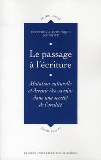 Passage à l'écriture